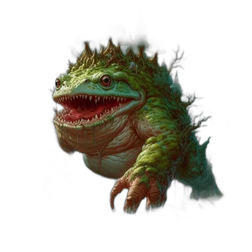 creature, dragon, animal, face transparent PNG cut-out