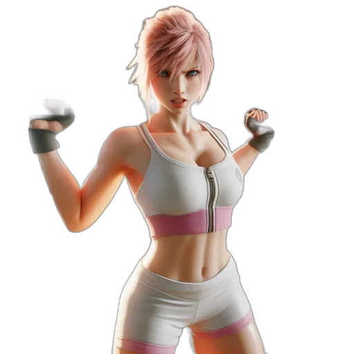 concept art, 3d render, cyberpunk, pixel art transparent PNG cut-out