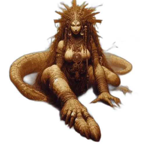 creature, dragon, animal, hair transparent PNG cut-out