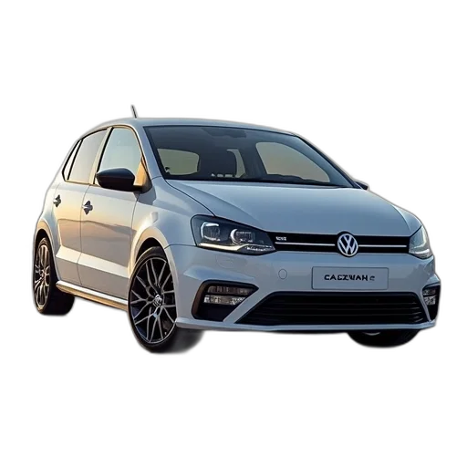 car, photorealistic, new, polo transparent PNG cut-out