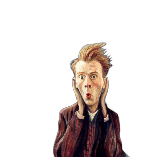jacket, face, staff, hair transparent PNG cut-out