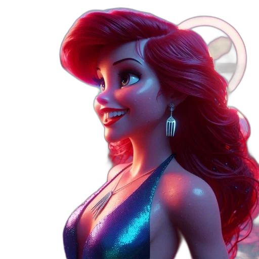 face, concept art, cartoon, comic book art transparent PNG cut-out