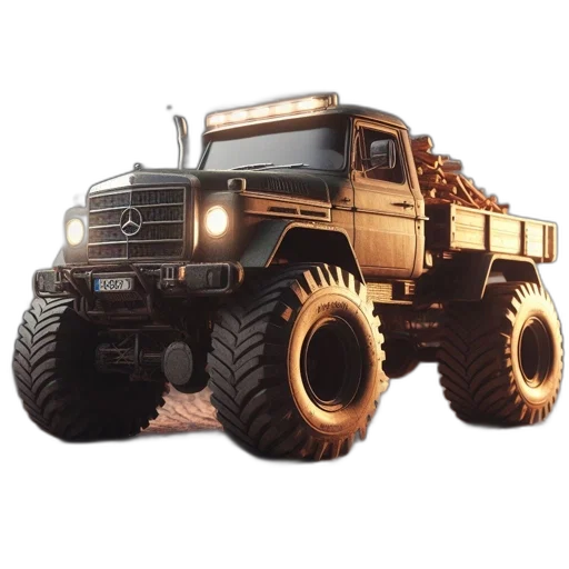 weapon, car, 3d render, concept art transparent PNG cut-out