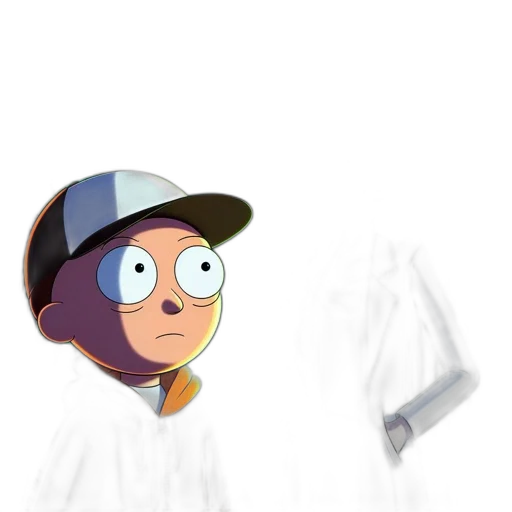 hat, jacket, face, robot transparent PNG cut-out