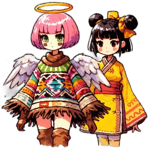 staff, pixel art, concept art, anime transparent PNG cut-out