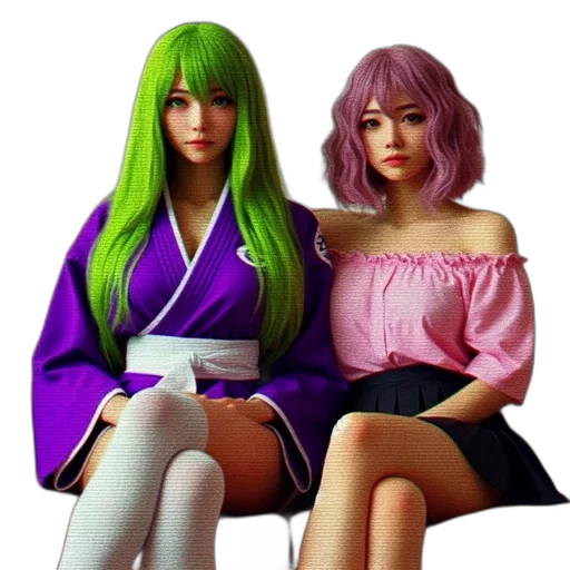 dress, 3d render, vaporwave, concept art transparent PNG cut-out