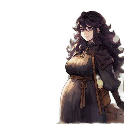 staff, dress, crown, weapon transparent PNG cut-out