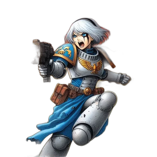 robot, weapon, sword, staff transparent PNG cut-out