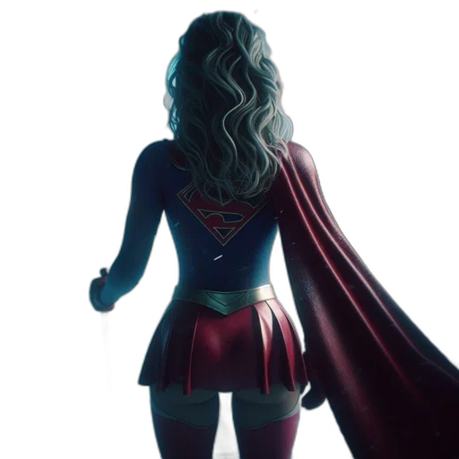 dress, concept art, comic book art, 3d render transparent PNG cut-out