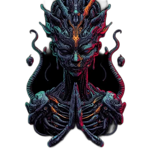 mask, creature, crown, concept art transparent PNG cut-out