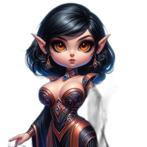 dress, fantasy art, concept art, pixel art transparent PNG cut-out