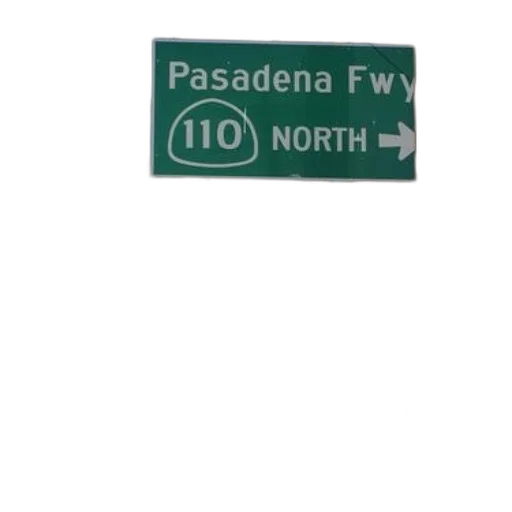 3d render, green, sign, white transparent PNG cut-out