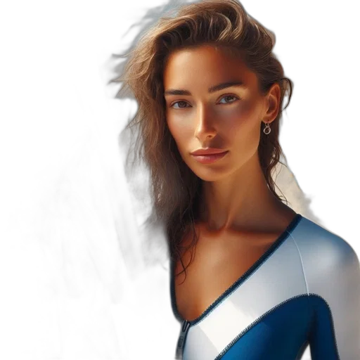 dress, jewelry, face, hair transparent PNG cut-out