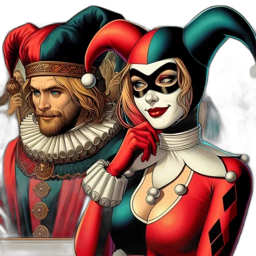 crown, mask, comic book art, fantasy art transparent PNG cut-out