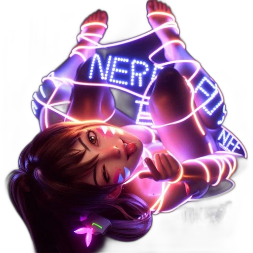 jewelry, jacket, staff, cyberpunk transparent PNG cut-out