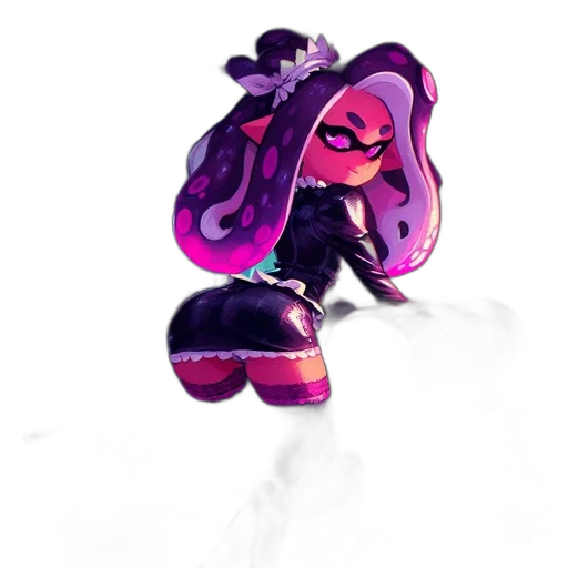 dress, weapon, hair, creature transparent PNG cut-out