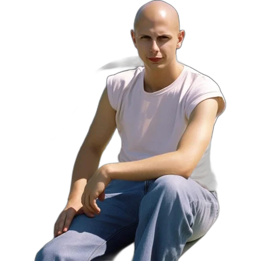shoes, face, hair, creature transparent PNG cut-out