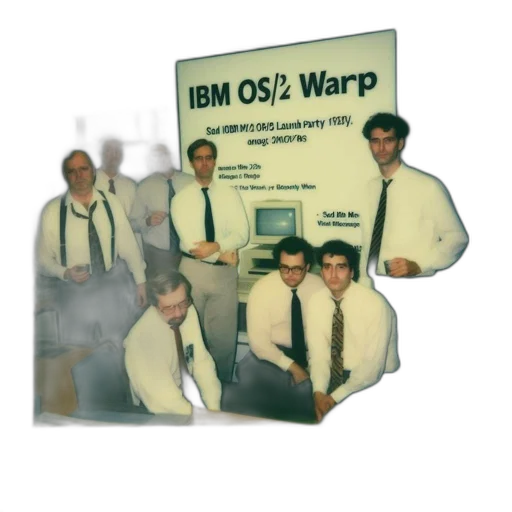 staff, robot, vaporwave, office transparent PNG cut-out