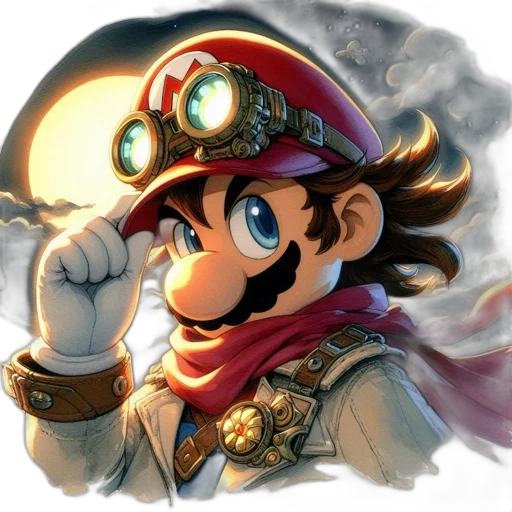 hat, staff, mask, face transparent PNG cut-out