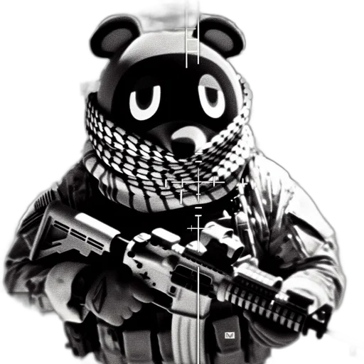 weapon, mask, animal, pixel art transparent PNG cut-out