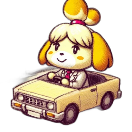 car, pixel art, concept art, cartoon transparent PNG cut-out