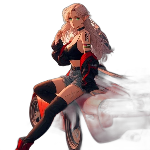weapon, sword, jacket, concept art transparent PNG cut-out