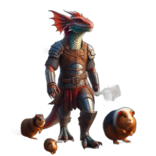 dragon, creature, staff, concept art transparent PNG cut-out