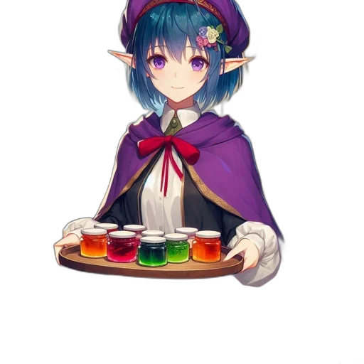 staff, food, hat, jewelry transparent PNG cut-out