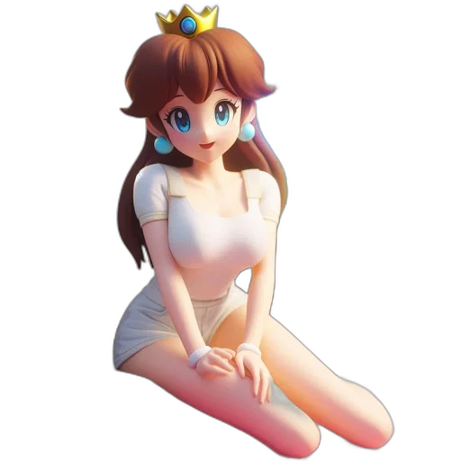 dress, crown, robot, staff transparent PNG cut-out