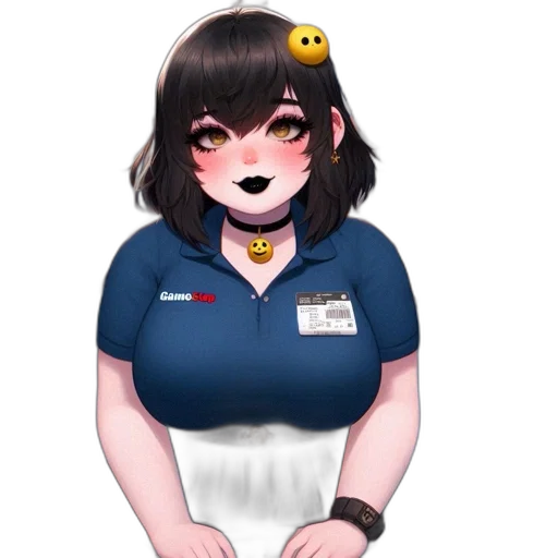 staff, dress, face, robot transparent PNG cut-out