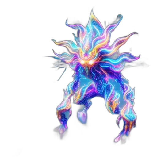 creature, hair, dragon, animal transparent PNG cut-out