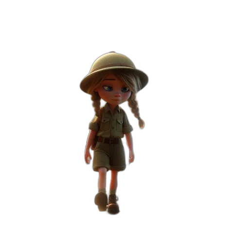 hat, staff, dress, umbrella transparent PNG cut-out