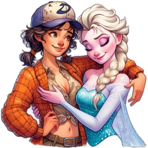 comic book art, pixel art, concept art, fantasy art transparent PNG cut-out