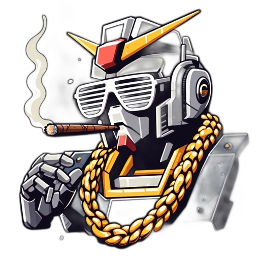 robot, concept art, pixel art, comic book art transparent PNG cut-out