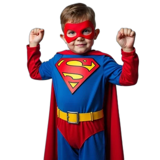 young, boy, dressed, red transparent PNG cut-out