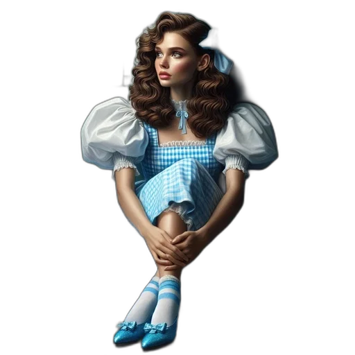 dress, shoes, robot, crown transparent PNG cut-out