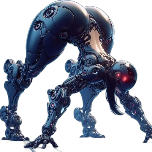 robot, creature, animal, weapon transparent PNG cut-out