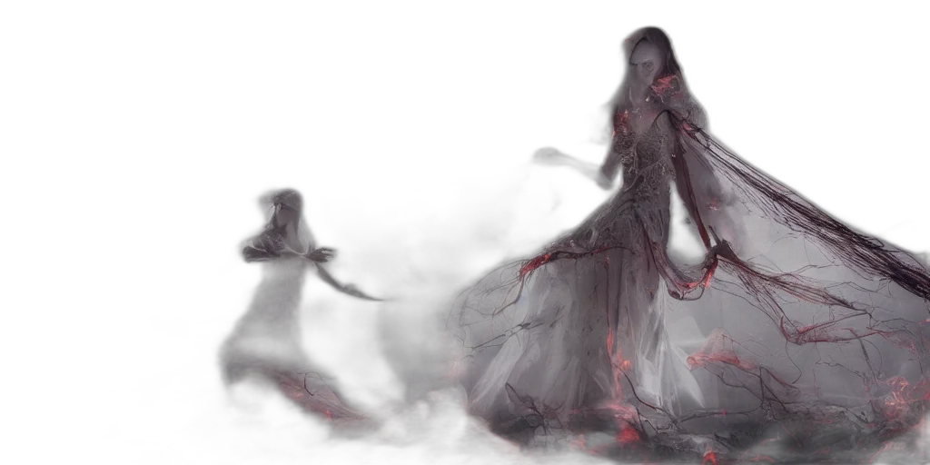 dress, creature, concept art, fantasy art transparent PNG cut-out