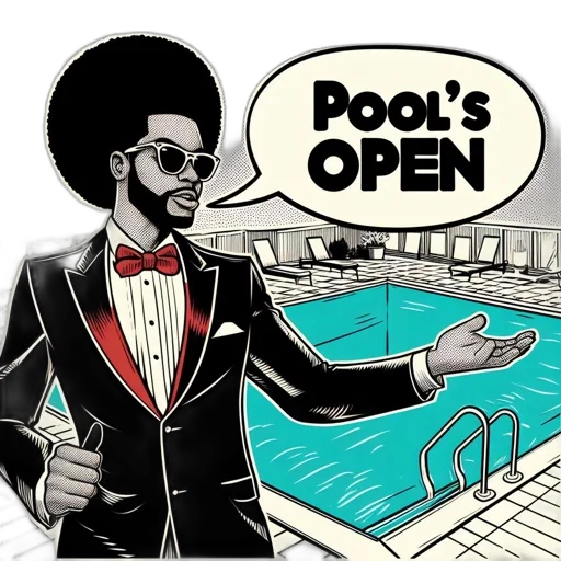 cartoon, elegant, man, afro transparent PNG cut-out