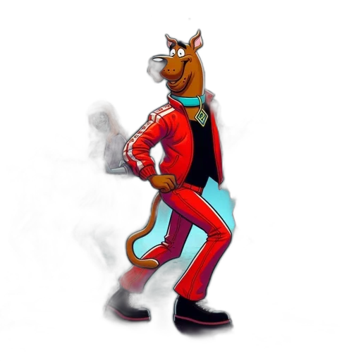 jacket, mask, dragon, staff transparent PNG cut-out