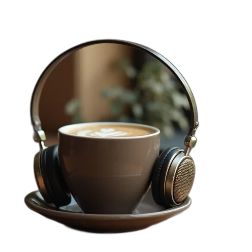 hat, 3d render, photorealistic, coffee transparent PNG cut-out