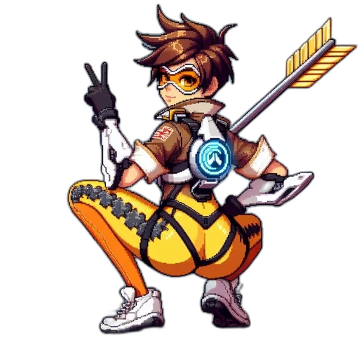staff, weapon, robot, pixel art transparent PNG cut-out