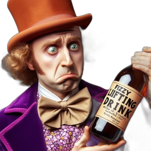 bottle, eccentrically, dressed, man transparent PNG cut-out