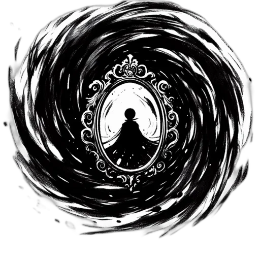 crown, staff, hair, face transparent PNG cut-out