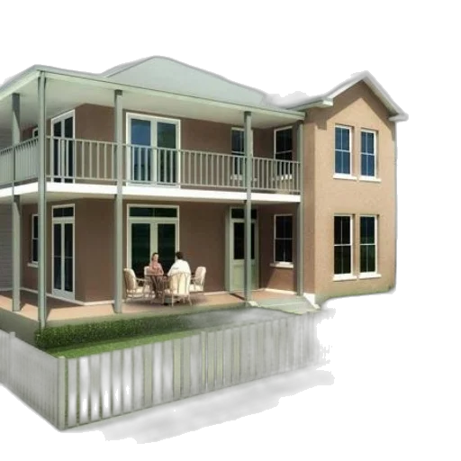 building, 3d render, photorealistic, concept art transparent PNG cut-out