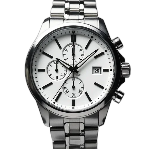 jewelry, monochrome, casio, mens transparent PNG cut-out