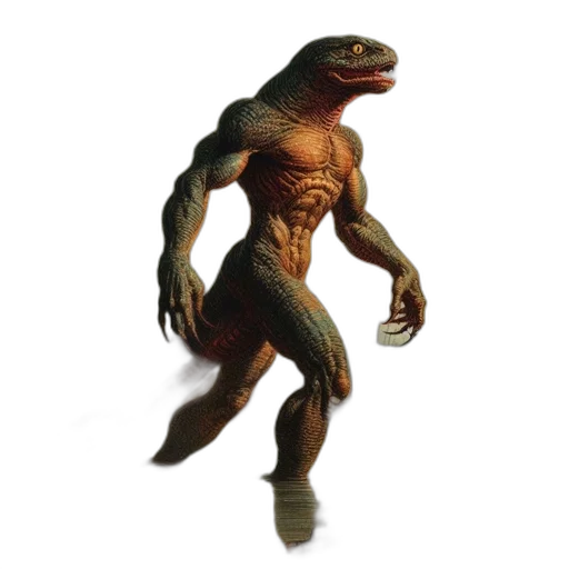 creature, animal, dragon, staff transparent PNG cut-out