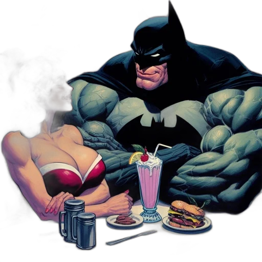 food, comic book art, concept art, woman transparent PNG cut-out