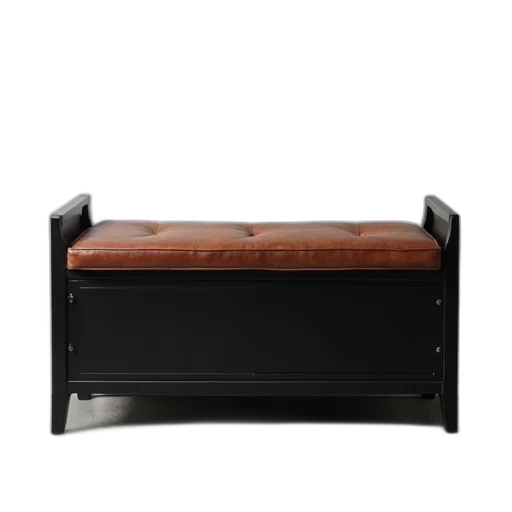 furniture, crown, 3d render, black transparent PNG cut-out