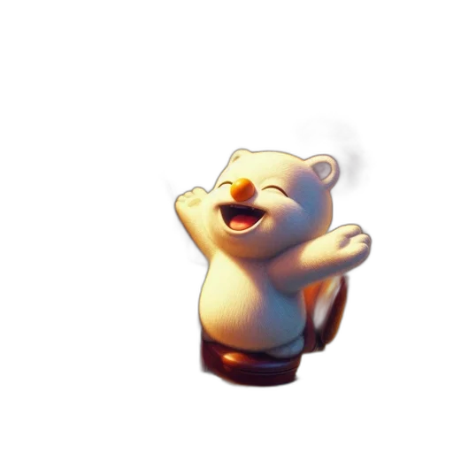 animal, creature, staff, 3d render transparent PNG cut-out